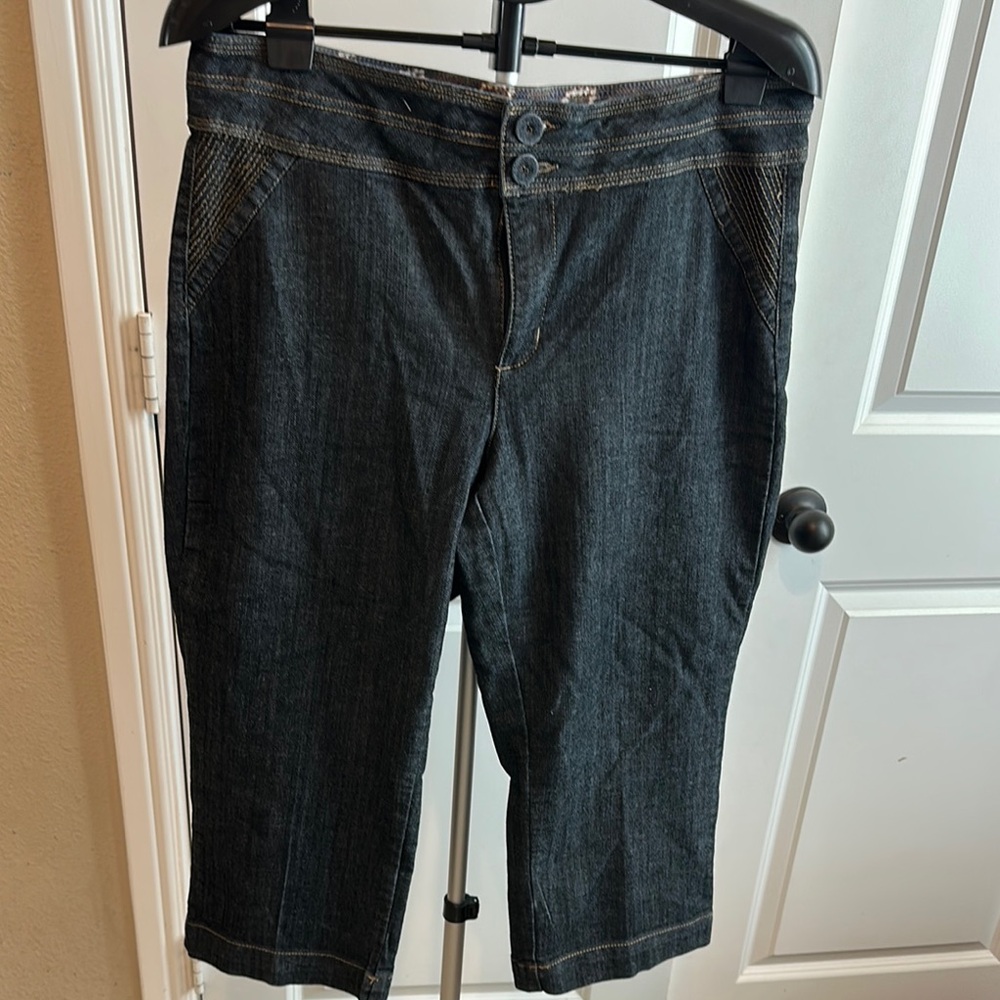 Dark Denim Capri Pants size 14
